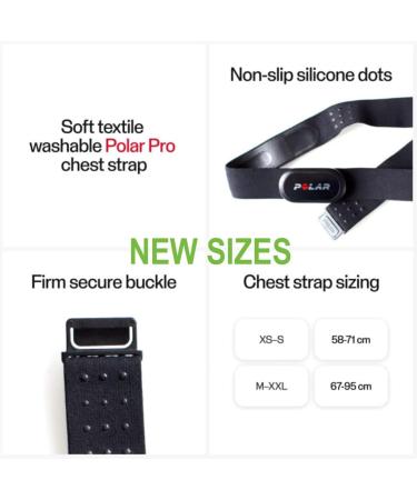 Polar H10 Heart Rate Monitor  ANT + M-XXL: 26-36" Red Beat - Buy Online on GoSupps.com