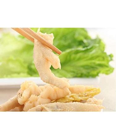 Infinitely Great Home Decor 100g x 5 Bags Chinese Food Youyou Chicken Feet Spicy Flavor with Pickled Peppers Vacuum-Packed - Buy Online on GoSupps.com
