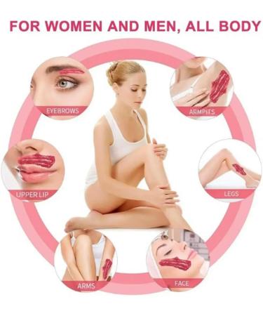 FIGGRITID 300G Wax Beans for Hair Removal Full Body Hot Film Hard Hair Removal Wax Beads for Wax Heater E - Buy Online on GoSupps.com