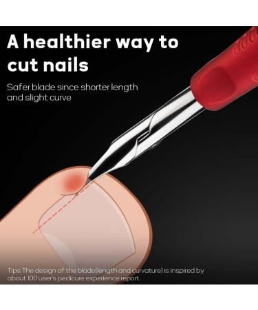 Professional Podiatrist Toenail Clippers for Thick & Ingrown Nails by Wanmat - Set of 5 - Buy Online on GoSupps.com