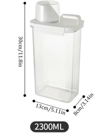 Fovolat Laundry Detergent Dispenser | Liquid Laundry Containers Moisture Resistant Clear Laundry Detergent Dispenser with Measuring Cup for Detergent Softener Scent Booster Scent Booster Beads - Buy Online on GoSupps.com