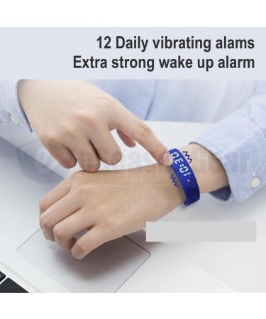 eSeasonGear VB80 8 Alarm Vibrating Watch | Medication Reminder | Blue | Small 4.5-7.5 / Large 6.5-8.5 - Buy Online on GoSupps.com