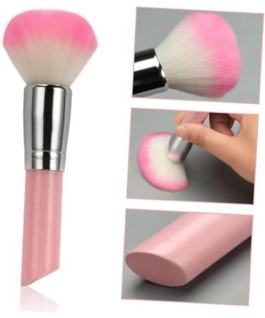 Beaupretty 1pc Stuckers Powder Brush Cosmetic Makeup Face Blush Brush Makeupbrush Facial Concealer Brush Tool Blending Brush Eyeliner Brush Bronzer Brush Pink Makeup Brush Portable - Buy Online on GoSupps.com