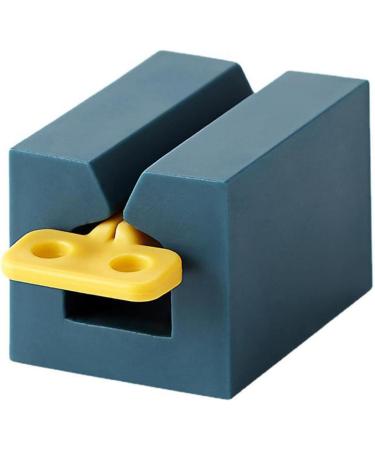 Toothpaste Seat Holder Stand Rotate Squeezer Clip-On Household Toothpaste Device - Clip-On Facial Cleanser Manual Press Tools for Travel Gyouza Dark Blue - Buy Online on GoSupps.com