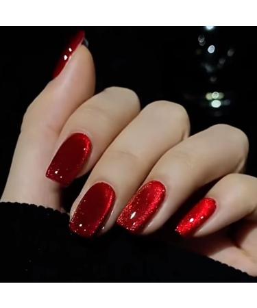 Wine Red Cat Eye Magnetic Gel Polish (A-008)