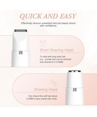 AOOWU shaver for women 4in1 intimate shaver for women electric shaver for women for body pubic area and nose facial hair remover for women B - Buy Online on GoSupps.com