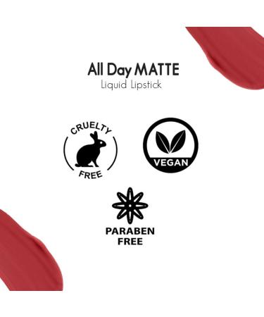 All Day Matte Liquid Lipstick - Darling Daughter 0.07 oz | Soft Pink Nude - Waterproof & Transfer-Proof - Enriched with Vitamin E for Long-Lasting Wear - Buy Online on GoSupps.com
