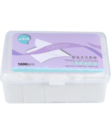 1000PCS Cotton Pads - Soft & Comfortable Cosmetic Cleaning Nail Polish Remover & Makeup Wipes - International Shipping - Buy Online on GoSupps.com