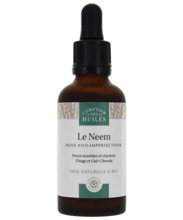 Comptoir des Huiles Le Neem Organic Vegetable Oil 50 ml