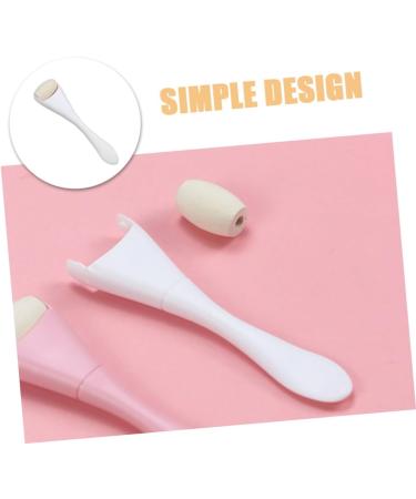 Beatifufu Oil Removal Roller Skin Care Roller Oil Absorbing Stone Roller Face Beauty Roller Facial Oil Absorbing Roller Volcanic Stone Roller Oil Control Facial Massager Volcano Stone Roller 10.30X2.70X1.50CM White - Buy Online on GoSupps.com