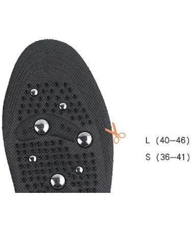 Magnetic Field Therapy Insoles - Breathable Massage Insoles for Foot Pain Relief Reflex Zone & Acupressure - Improve Blood Circulation & Foot Health (25.5 cm EU Women 35-40) - Buy Online on GoSupps.com