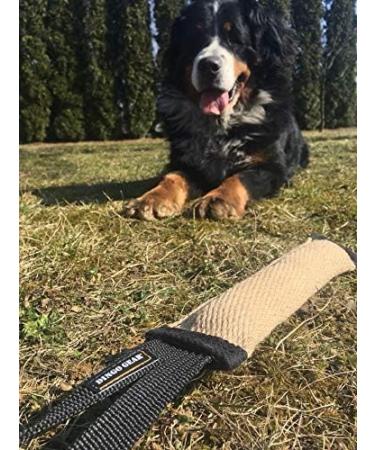 Dingo Gear Jute Bite Sausage Roll - 25x3 cm IGP IPO Training Dog Toy - International Shipping - Buy Online on GoSupps.com