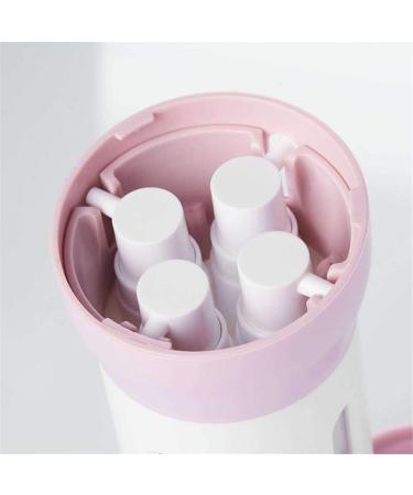 Buy Refillable Travel Bottles - 4-in-1 Leak-Proof Dispenser for Shampoo Conditioner Lotion & Body Wash - Rosa - Buy Online on GoSupps.com