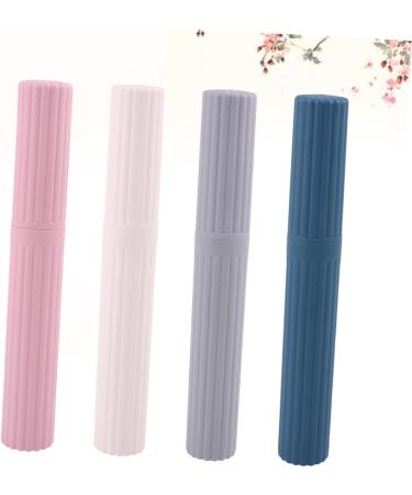 Minkissy 4-Piece Toothbrush Case Set | Durable Travel Toothbrush Containers for International Shipping - Buy Online on GoSupps.com