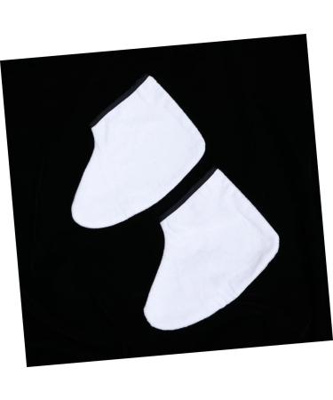 Beavorty 1 Pair paraffin foot covers paraffin foot liners wax bath booties paraffin feet socks wax foot dip Feet spa cover wax foot wrap spa gloves wax sock white foot bath short boots - Buy Online on GoSupps.com
