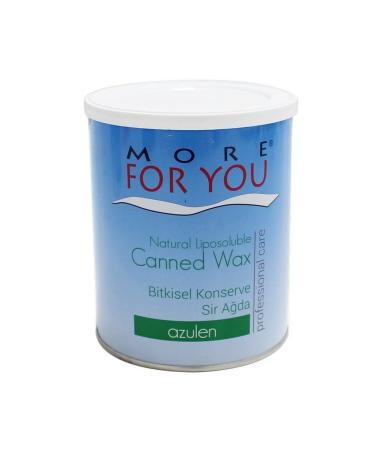 More for you Azulen Warmwax with can 800ml - Sir Wax Dose for PROFI Salon - Warm/Hot Wax - Doserwax Hair removal Plant Convention Serve