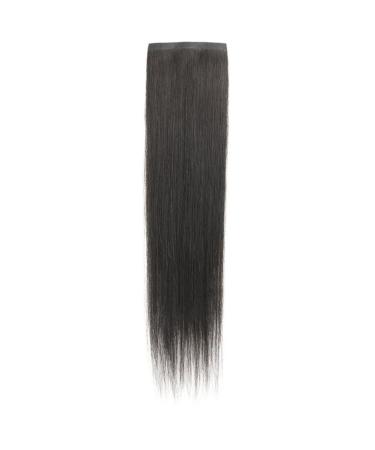 Tape Hair Extensions Human Hair Black Hair Extensions Clip In 15.8'' Real Human Hair Extensions Tape Invisible Straight Hair Pieces Hair Supplies