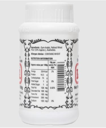 L.G. Compounded Asafoetida (Hing) Powder - 100g | Authentic Spice for Indian Cooking Enhances Flavor & Aids Digestion | No Artificial Flavors 100% Natural - Buy Online on GoSupps.com