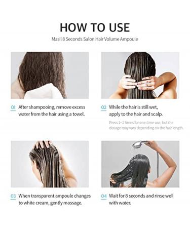 Masil 8 Seconds Salon Hair Volume Protein Treatment Mask - 0.5oz x 10 | Best International Shipping Available - Buy Online on GoSupps.com