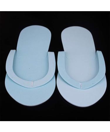 Holibanna 12 Pairs Disposable Colorful EVA Foam Slippers for Travel & Hotel Nail Art Pedicure - Random Colors - Buy Online on GoSupps.com