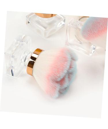 Beaupretty Nail Art Dust Brush Rose Manicure Loose Powder Brush Single Loose Powder Blush Brush (rose Type-gradient Powder) Water Dipper Contouring Abs Mix Travel Eyebrow Brush - Buy Online on GoSupps.com