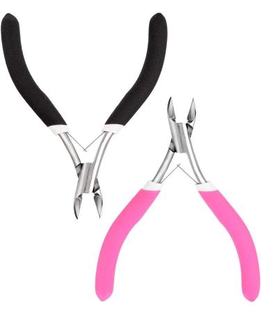 LINKANRUO Toenail Clippers Stainless Steel Nail Cutter Nail Scissor Cuticle Remover Nails Nipper for Thick or Ingrown Toenails Scissors (Color : Black) - Buy Online on GoSupps.com