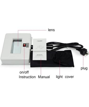 Ktrok Portable Forest Lamp | Black Light Detector for Skin Analysis & Non-Destructive Testing | Ideal for Dog/Cat Care Bed Bug Inspection & Antique Authentication - Ship Internationally - Buy Online on GoSupps.com