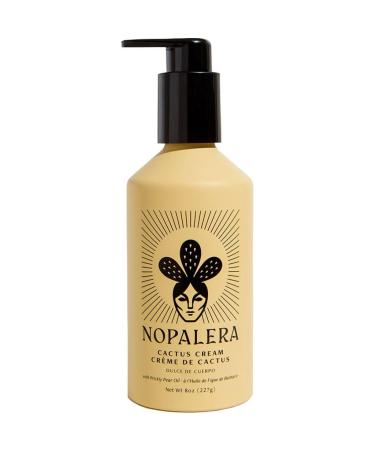 Nopalera Cactus Body Cream Dulce de Cuerpo Scent Deeply Nourishing Prickly Pear Body Cream with Vitamin E and K Aluminum Bottle 8 oz 8 Fl Oz (Pack of 1) Dulce de Cuerpo