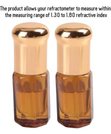 Betued Refractive index liquid oil each 13001800 RI for refractometer 2 bottles of 3 ml - Buy Online on GoSupps.com