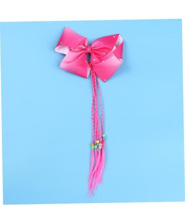 FRCOLOR Colourful Headgear Hair Accessories for Girls Fake Braid Headdress Hair Bobbles for Girls Bow Ponytail Holder Hair Accessories for Braids Tiara Elastic Band Twist Child - Buy Online on GoSupps.com