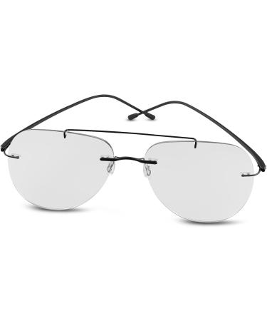Buy Yimi Randlos Photochrome Progressive Multifocus Reading Glasses - Blue Light Blocking Multifocal Computer Glasses - Black 1.0x - International Shipping Available - Buy Online on GoSupps.com