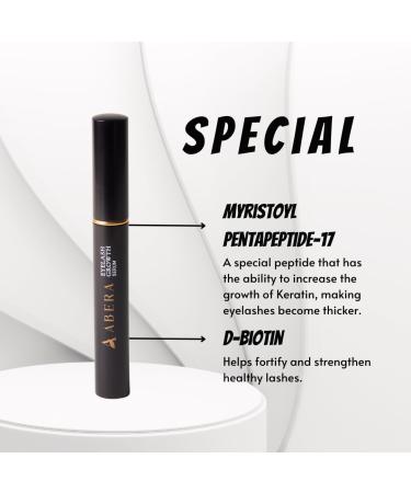 Abera Misan Eyelash Growth Serum - Natural Lash Booster for Longer & Thicker Lashes | International Shipping Available - Buy Online on GoSupps.com
