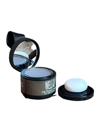 Well4u - Hair Approach Powder - Make -up for your scalp in 13 colors - Waterproof base powder for women and men - more specifically than a concealing spray Kaschierstift or various concealer - Hair Line Powder Dark Brown