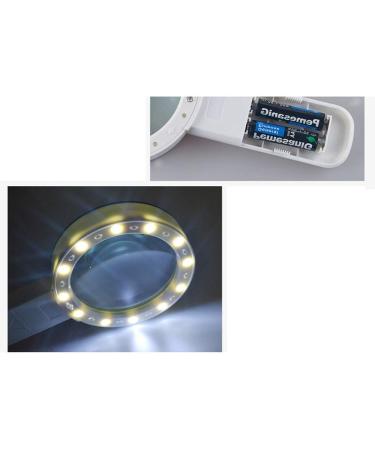 30 Times High Times Handheld Glass with LED Lights HD 20 Children Elderly Students Reading Extra Large 100MM Mobile Phone Repair Portable Good Times - Buy Online on GoSupps.com