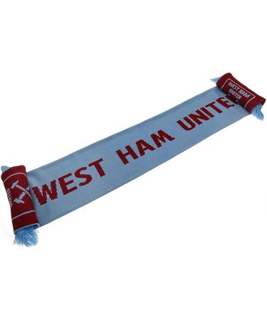 EPL West Ham Authentic 2 Sided Crest Scarf - Official Merchandise - Buy Online on GoSupps.com