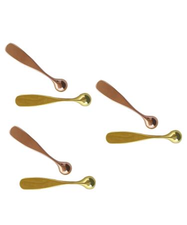 Minkissy 6 pieces cream spoon eye cream applianter beauty spoon cream spatula skin care facial massage tools eye magic wand massage bar skin care massage tool face