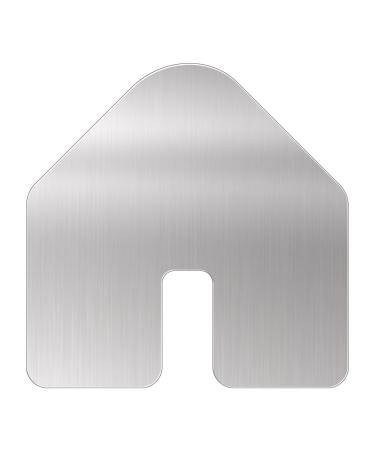 Haoguo Boat Keel Guard, Boat Bow Protector With 3M HVB Adhesive on The Back, 9.9''*9.9'', 316 Stainless Steel, Professional Shape Design, Essential Items for Ships or Yachts