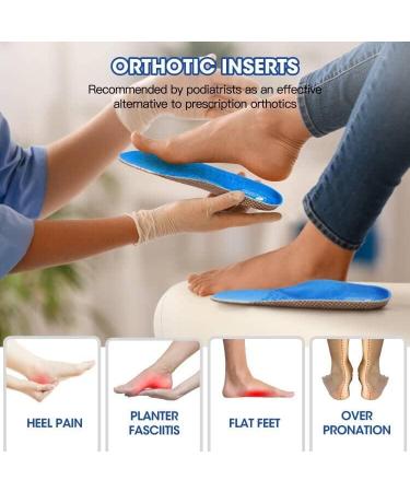 Cork Arch Support Insoles for Plantar Fasciitis Pain Relief - Orthotic Shoe Inserts for Men and Women - Breathable & Soft Wood Material - Buy Online on GoSupps.com