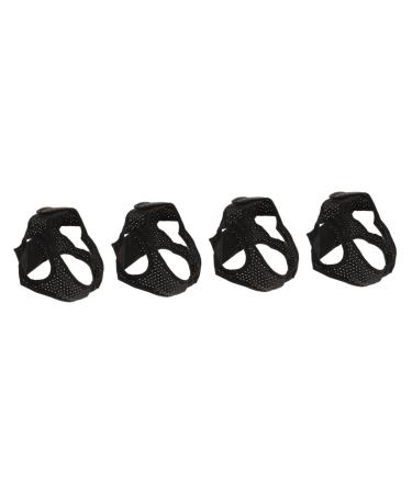 Healifty 4pcs Adult Snoring Belt Stop Solution Devices Anti Snore Chin Guard Stop Snoring Chin Strap Snoring Solution Strap Snoring Chin Straps Comfortable Anti-Snore Strap Major Black Blackx4pcs 56x21x0.3cmx4pcs