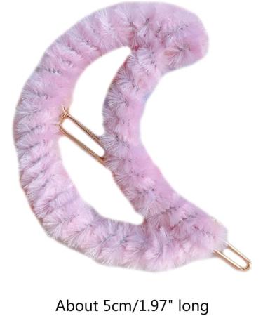 hgnxa Aesthetic Hair Clip Lovely Spring Hairpins Multi-shape Hairpin Plush Hair Clip Candy Color for Teenagers Woman - Buy Online on GoSupps.com