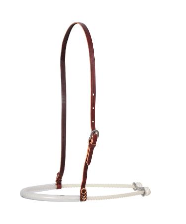 Martin Saddlery Single Rope Noseband with Clear Tube Cover