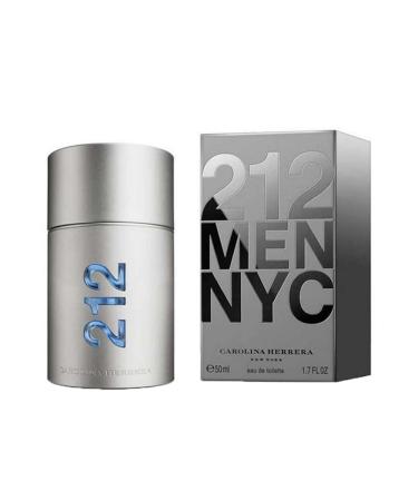 212 by Carolina Herrera EDT SPRAY 1.7 OZ Mandarin Grapefruit Iron Woods Sandalwood 1.7 Fl Oz (Pack of 1)