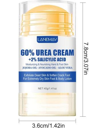  PCC PTYXIS Urea Foot Cream 60% + 2% Salicylic Acid Nourishing Cream for Cracked Heels and Dry Skin Softening Exfoliating Dead Skin Smoothing (#1 40g) - Buy Online on GoSupps.com