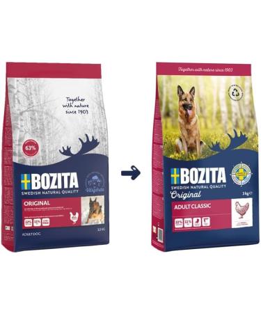 Bozita Dog Original Adult Classic 3 kg - Buy Online on GoSupps.com