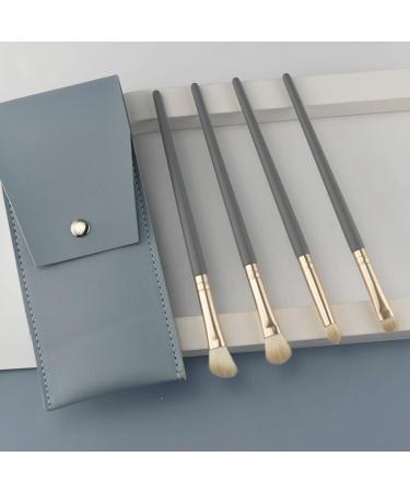 Premium 4-Piece Eye Shadow Brush Set Soft Hair Makeup Brushes for Flawless Application | Portable & Ideal for Halo Dyeing - Buy Online on GoSupps.com