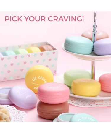 Cosmetics Lip Crush Macaron Lip Balm - Nourishing Strawberry Lip Butter with Shea & Almond Oil - 0.28 oz for Healthy Lips - Buy Online on GoSupps.com
