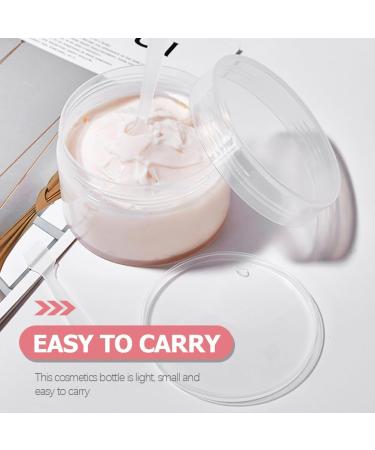 minkissy 3 Sets Eye Cream Box Stackable Clear Plastic Organizer Round Small Cream Jars Makeup Samples Jar Beauty Products Jar Cosmetics Holding Jars Makeup Cream Container Travel Leakproof 6.5x3.7cm Transparent - Buy Online on GoSupps.com