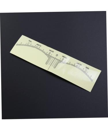 Hemoton 200 Pcs Eyebrow Shaping Stencils Microblading Measuring Tools Eyebrow Ruler Sticker Disposable - Buy Online on GoSupps.com