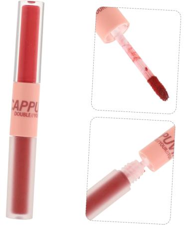 Beaupretty Double Sided Lip Glaze Lip Gloss penstick Stain pen balm Tint stain For Women Moisturizing Balm Red Liquid - Buy Online on GoSupps.com