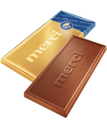  merci Thank you Table Chocolate elegant frame (15 x 100 g) / 4 small thin tablets - Buy Online on GoSupps.com